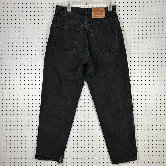 Levi's 560 Black Vintage Jeans 32x30 Mom Loose‎ Fit Tapered Leg USA Made 90s Vtg - Picture 1 of 8